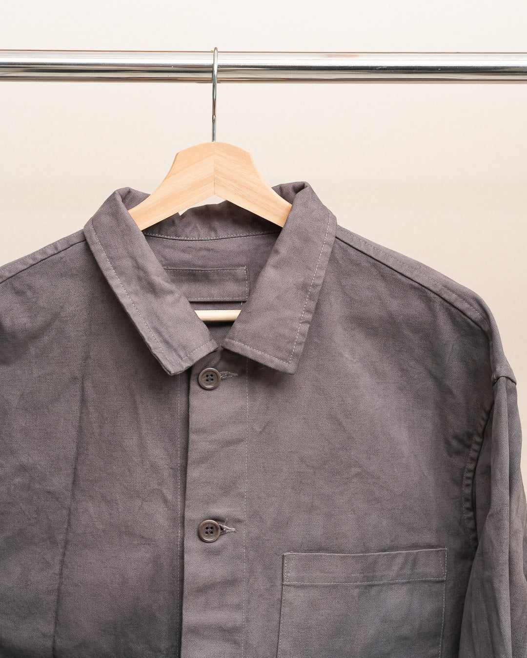 TRAVAIL SHIRT - STUDIO DYED COTTON HALF PANAMA (SR014)
