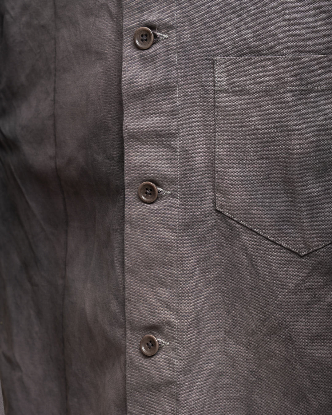 TRAVAIL SHIRT - STUDIO DYED COTTON HALF PANAMA (SR014)