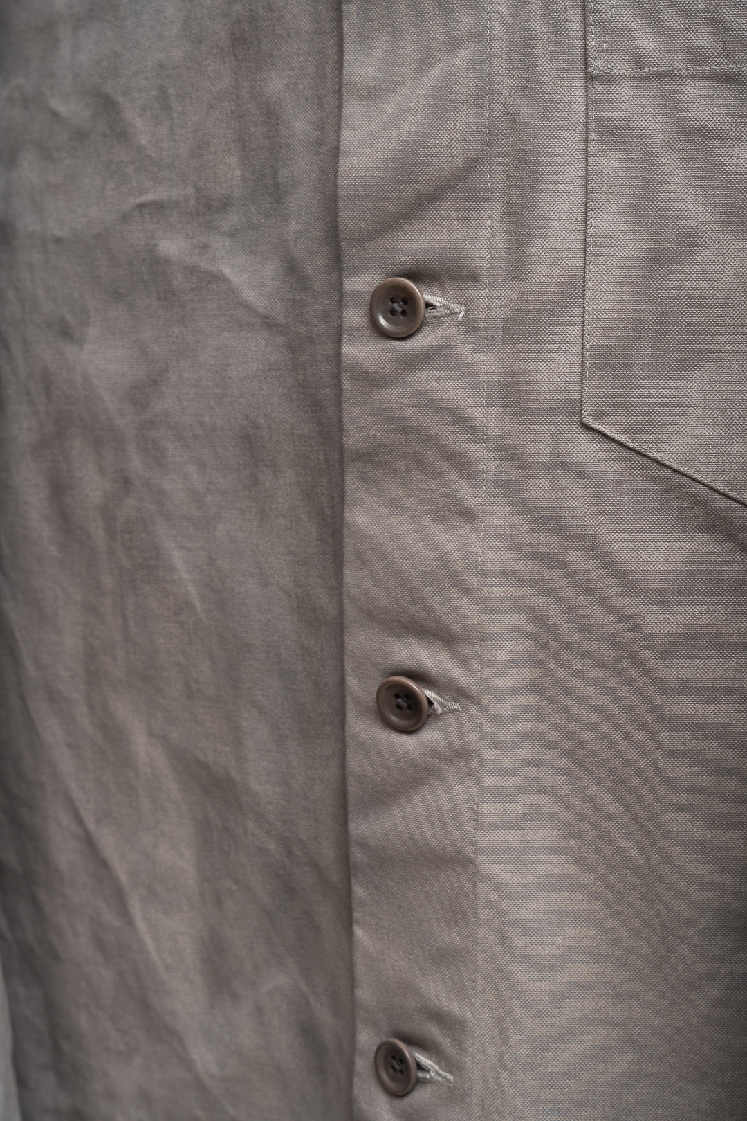 TRAVAIL SHIRT - STUDIO DYED COTTON HALF PANAMA (SR015)