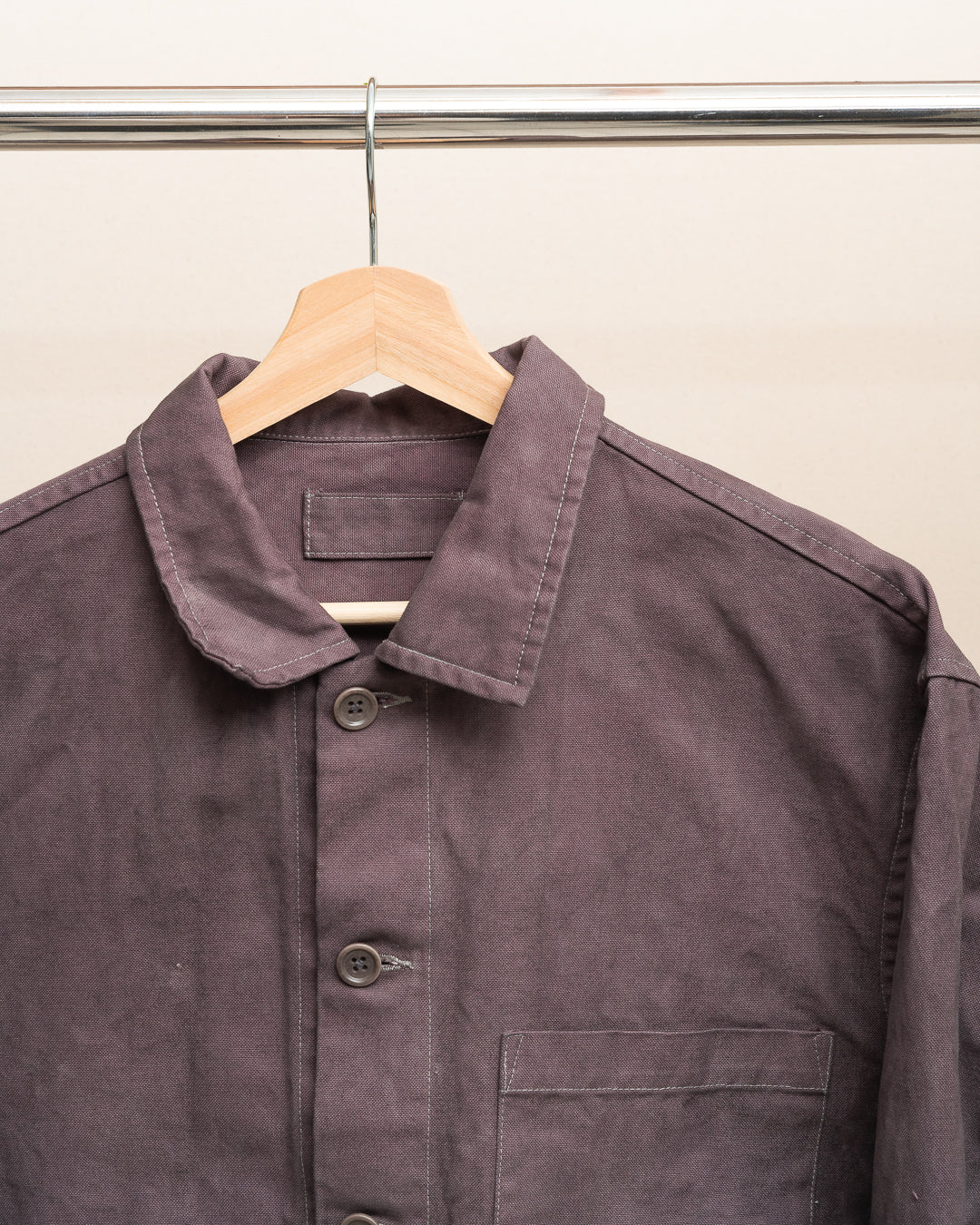 TRAVAIL SHIRT - STUDIO DYED COTTON HALF PANAMA (SR016)