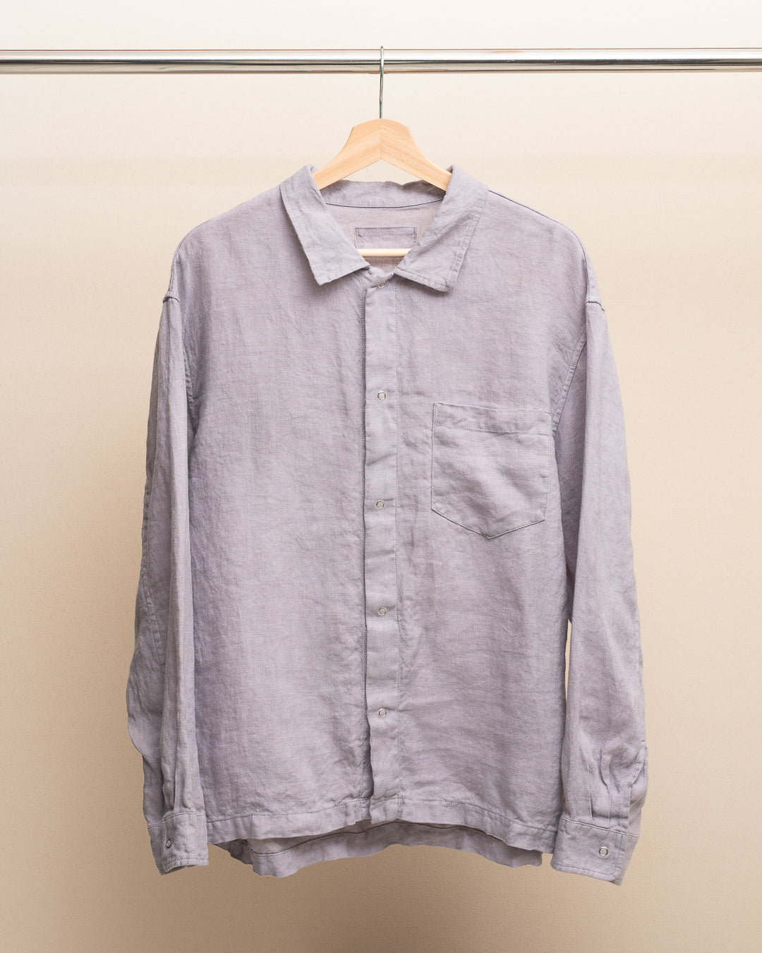 WORKSHOP SHIRT - STUDIO DYED BELGIAN LINEN (SR031)