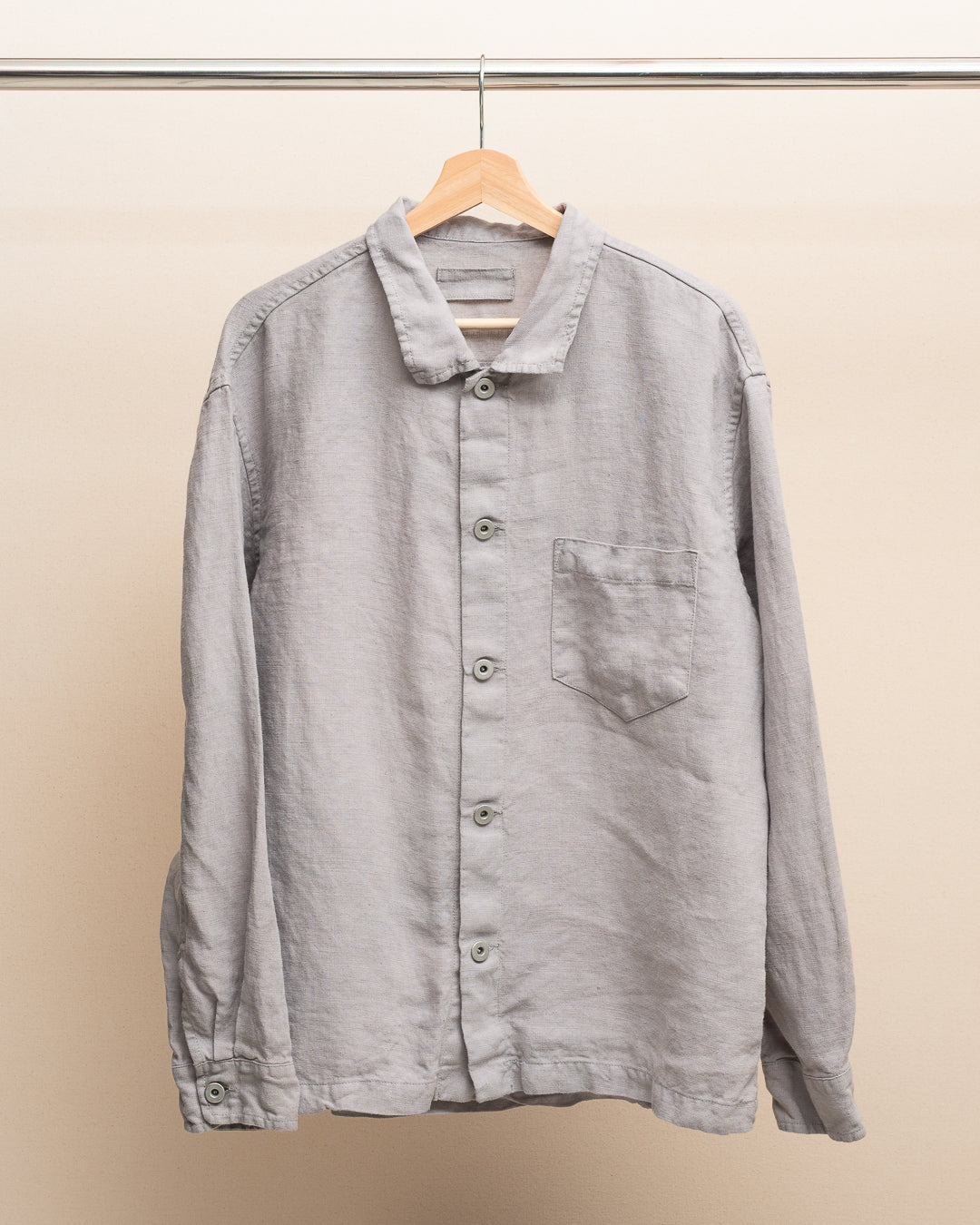 TRAVAIL SHIRT SHIRT - STUDIO DYED BELGIAN LINEN (SR033)