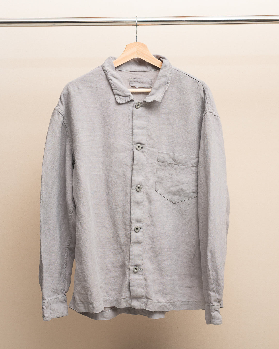 TRAVAIL SHIRT SHIRT - STUDIO DYED BELGIAN LINEN (SR034)