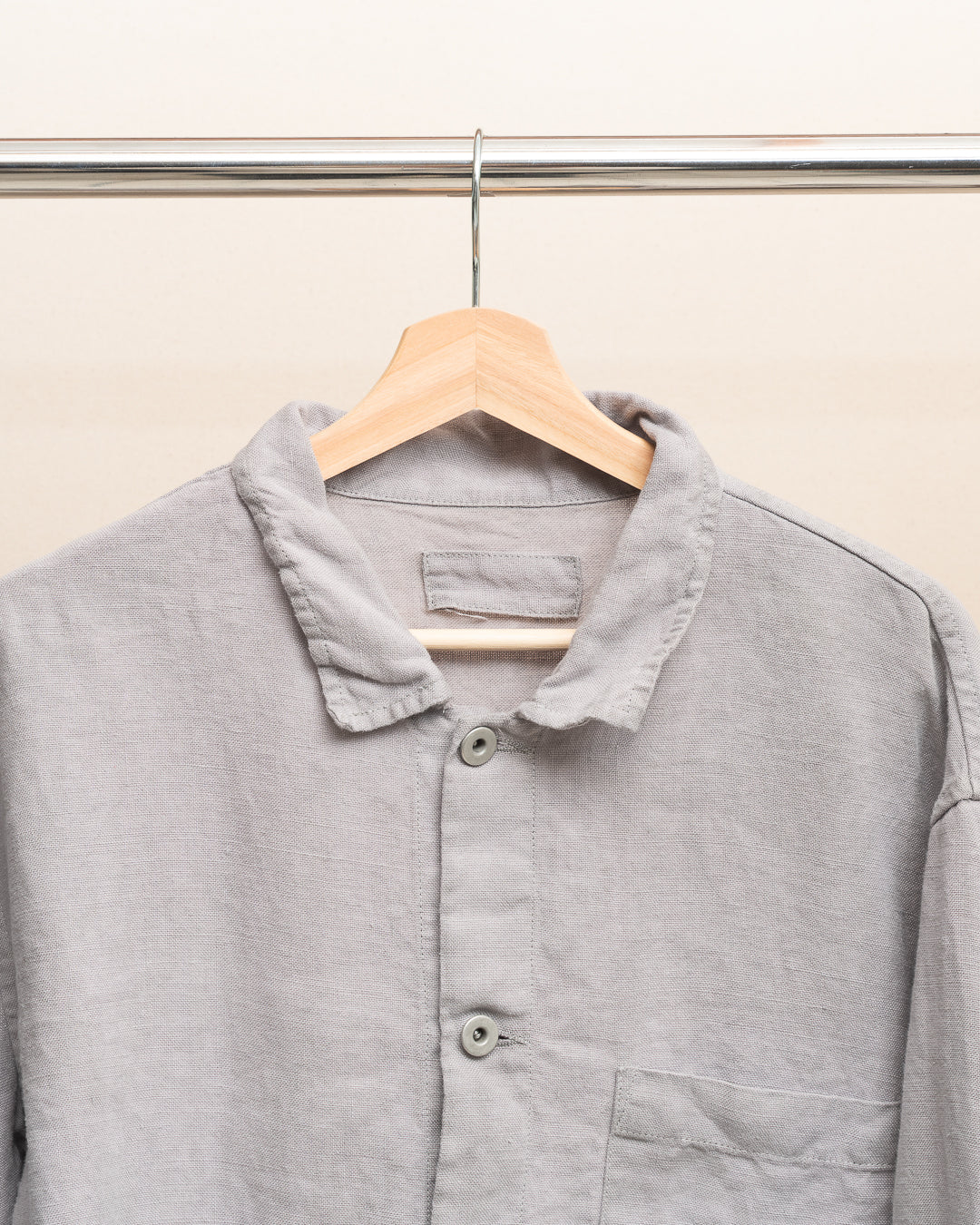 TRAVAIL SHIRT SHIRT - STUDIO DYED BELGIAN LINEN (SR034)
