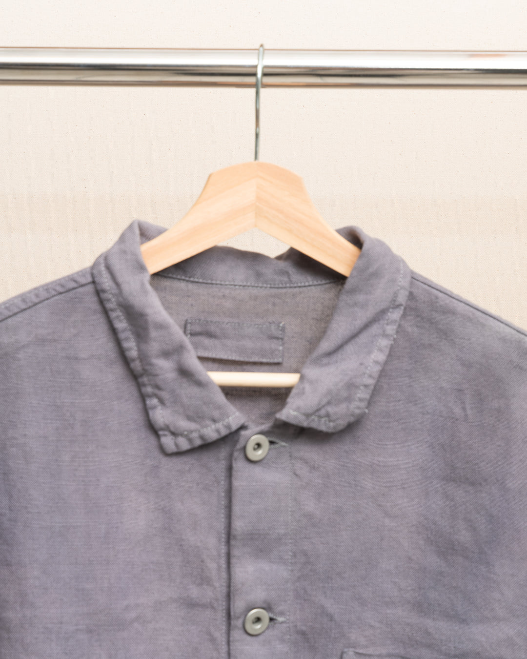 TRAVAIL SHIRT SHIRT - STUDIO DYED BELGIAN LINEN (SR039)