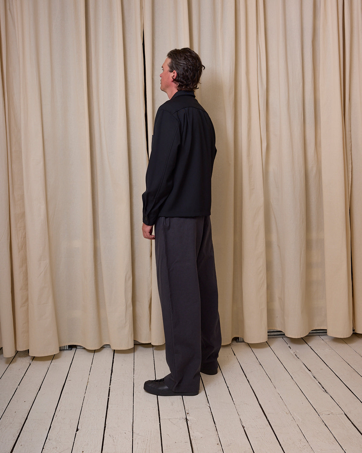 CARRY ON PANT - SUMIKURO OVERDYED CANVAS